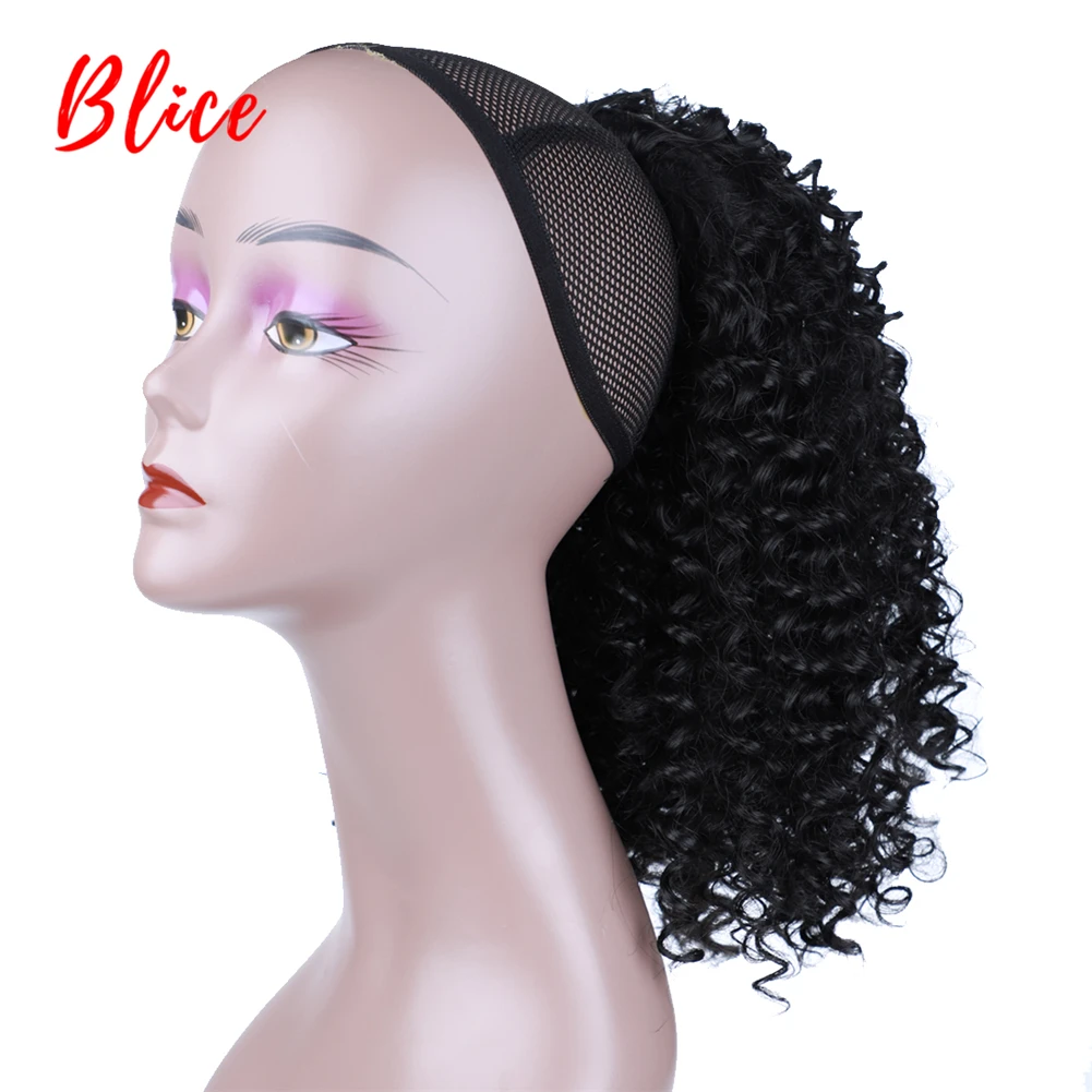 curly hairpiece com dois pentes de plástico