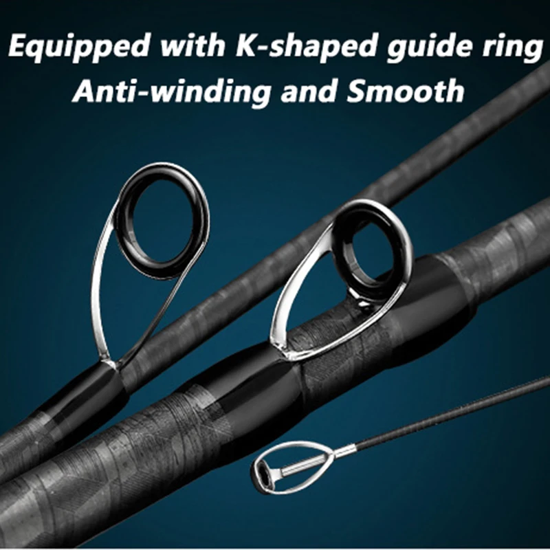 Canne à Pêche Télescopique Carbone M Power – Ultraléger, Casting Spinning, Neuve