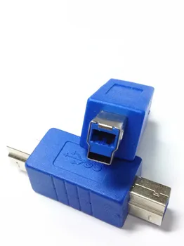 

Standard USB 3.0 Type B Male to USB 3.0 Type B Male Plug Connector Adapter USB3.0 Converter Adaptor