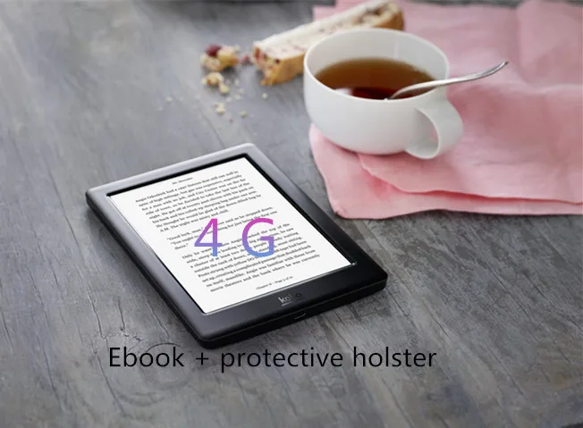 Электронная книга Kobo Glo HD 300PPI 6 дюймов 4G электронные чернила 1448x1072 сенсорный экран