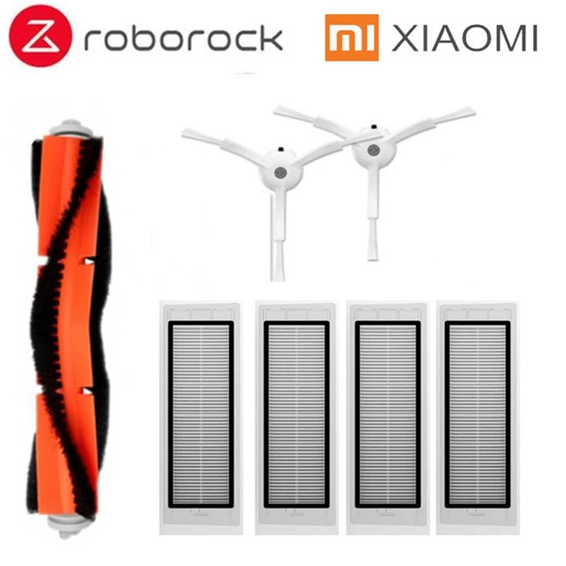 Новая основная щетка hepa фильтр, боковая щетка для Xiaomi mijia Roborock S50 S51 S55 E35 T60 T61 T65 Запчасти для пылесоса