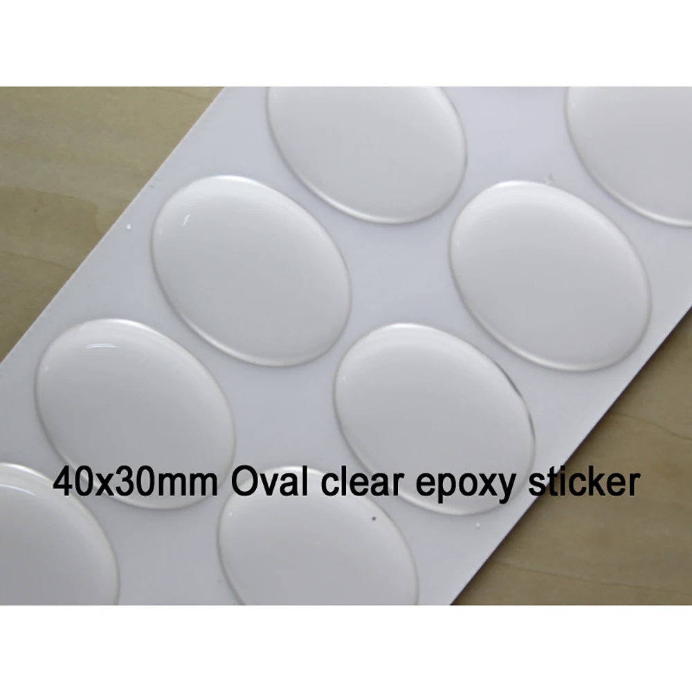 Epoxy Jewelry Making Accessories Transparent Stickers Making 100pcs