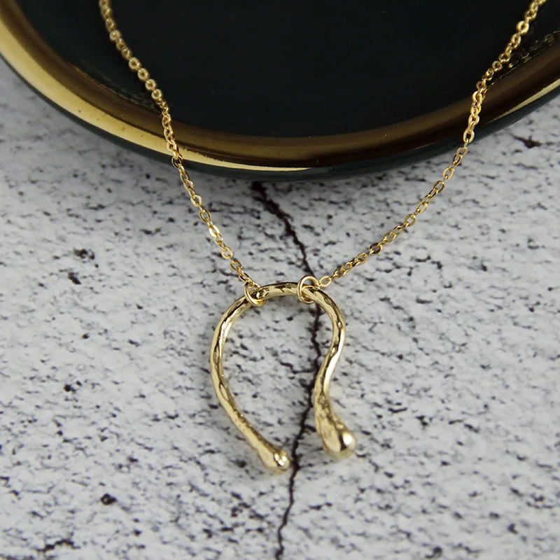 Timeless Wonder 925 пробы, серебряные цепочки Geo Wishbone, колье, женское ювелирное изделие в стиле бохо, панк, готика, трендовые Ins Kpop, новинка 2336