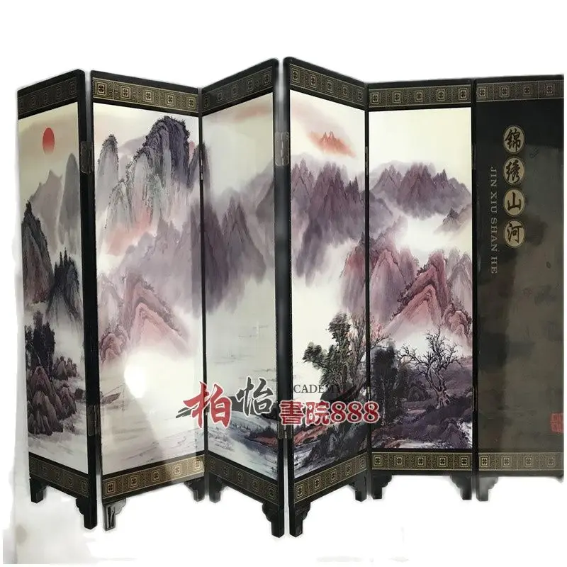 

Folding And Double Faced Chinese Movable Screen Painting Decorative Picture