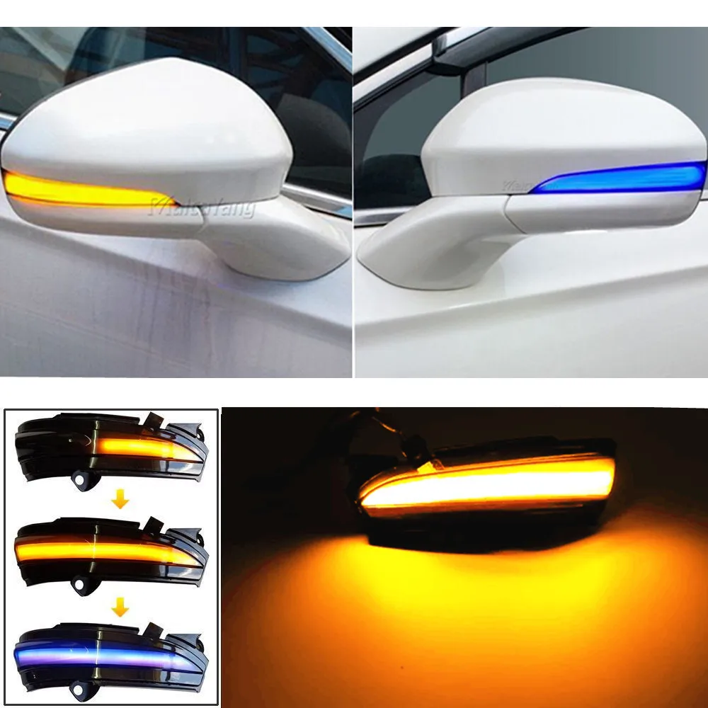 Water Blink Dynamic Flowing Side Mirror LED Turn Signal Light For Ford Fusion Mondeo 2013 2014 2015 2016 2017 2018 4th. | Автомобили и