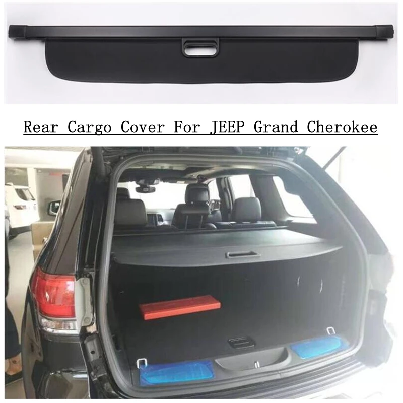 

For JEEP Grand Cherokee 2017 2018 2019 2020 21 2022 Rear Cargo Cover Privacy Trunk Screen Security Shield Shade Auto Accessories