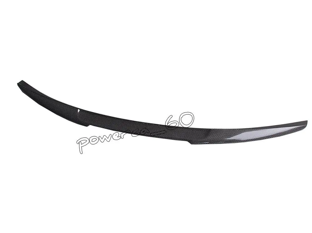 Подходит для Audi A4 B8 задний багажник Крыло загрузки губ 2009 2010 2011 2012 M4 Стиль спойлер из углеродного волокна 1 шт