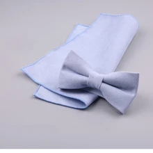 Deerskin бархатный шарф бабочка костюм мужской корейской версии сплошной цвет карман полотенце из двух частей платье западные аксессуары