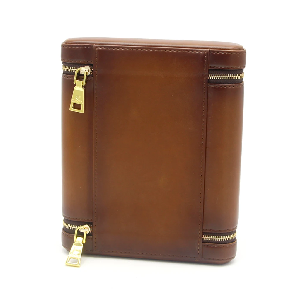 COHIBA Humidor портсигар портативные аксессуары для сигар 6 Трубок сигарная коробка из кедрового дерева с увлажнителем подарочная коробка