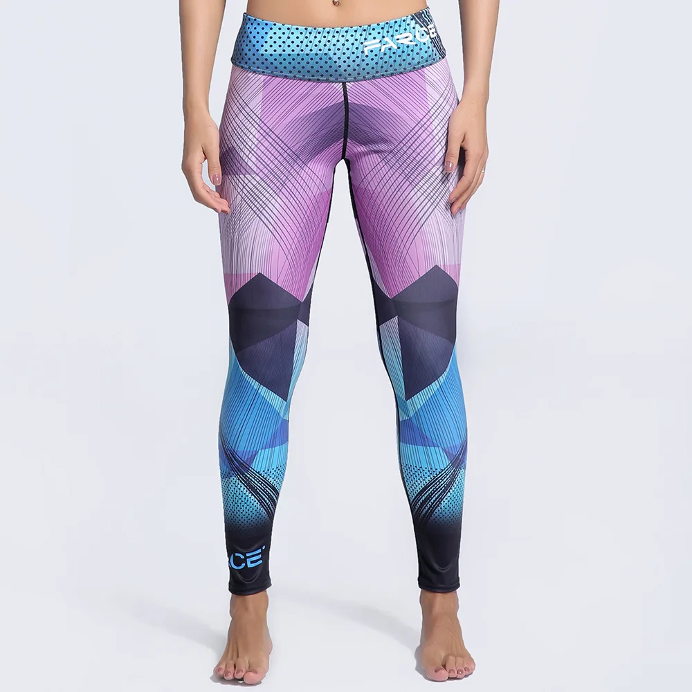 Hot sale outdoor s digital printing figure-flattering lady bottom pants leggings