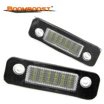 

12V 2pcs White Number SMD LED 12V For Ford Fusion for Mondeo MK2 for Fiesta MK5 License Plate Light Lamp