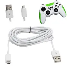 Длинный Micro USB зарядный кабель 3 метра для PS4 Xbox One контроллер 3 м USB зарядный шнур питания