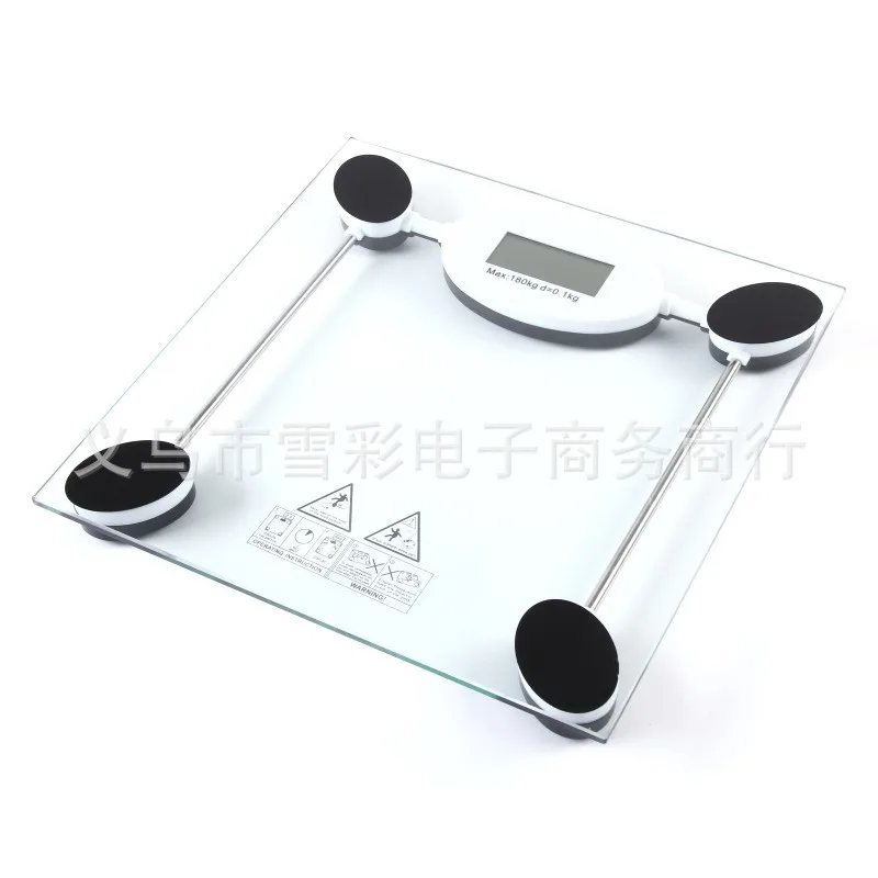 Clear 28 28 От производителя весы для здоровья 28 см Прозрачные весы 2008C li pin cheng wai mao cheng квадратные электронные весы на заказ - Color: Clear 28 28