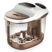 Ванночка для ног Автоматическая для мытья ног Электрический массажный нагрев домашний педикюр двойная ванночка для ног Wu Hao с абзацем