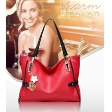 Новая модная дамская сумка через плечо из искусственной кожи, дорожная сумка, сумочка черного, винного, серого, розового цвета для женщин