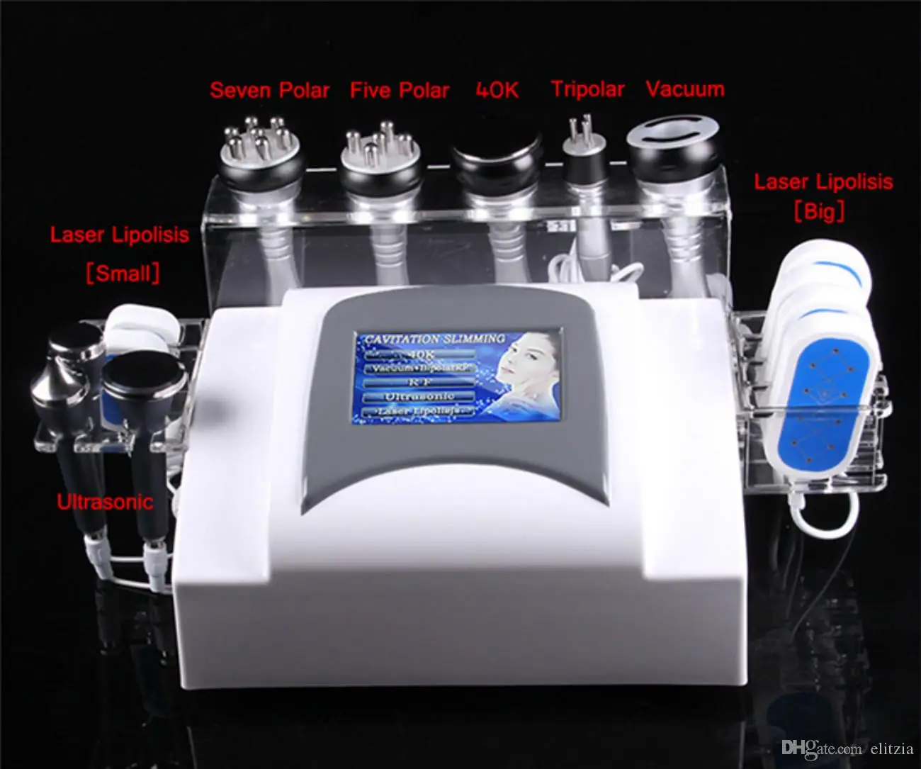 Elitzia ETVS8008 продукты для похудения красоты лица 7 в 1 кавитационное вакуумное RF фотонное оборудование