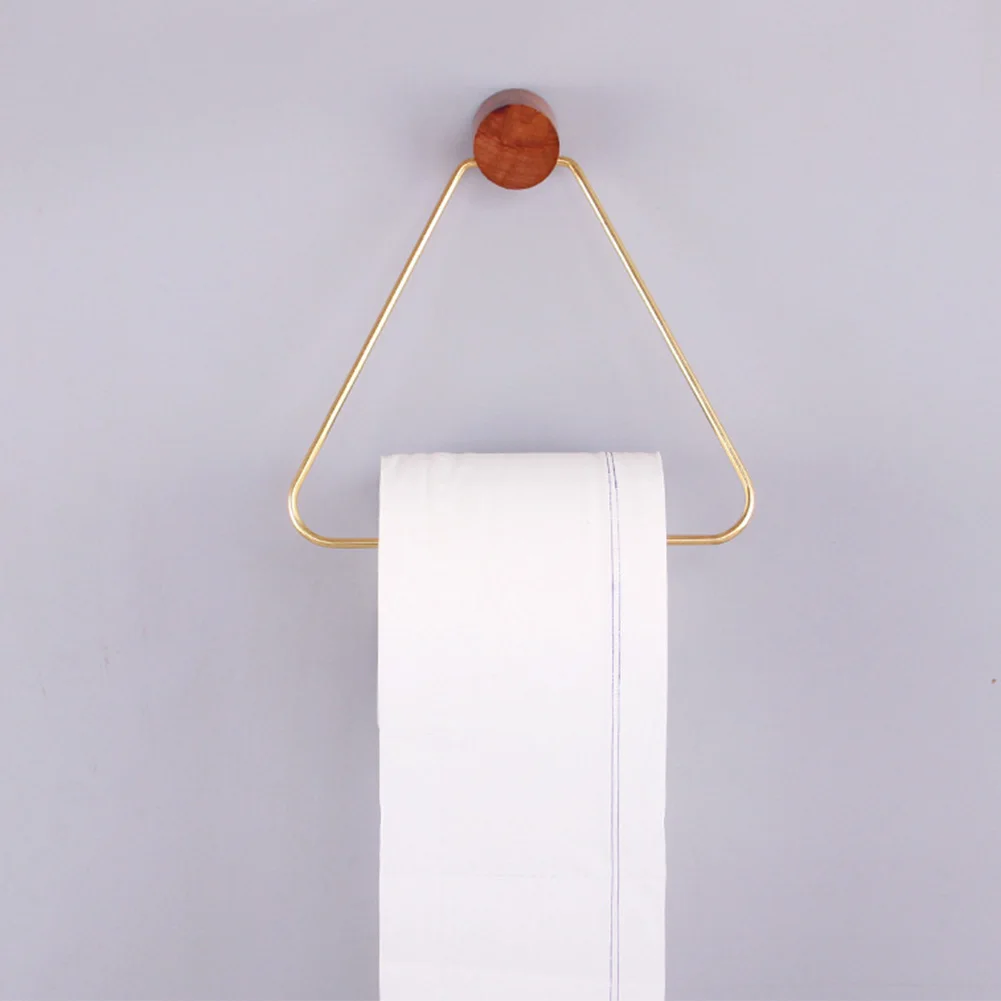 

Hardware Toilet Kitchen Triangle Home Paper Holder Nordic Shelf Simple Over Door Wall Decorative Storage Rack Towel Roll Metal