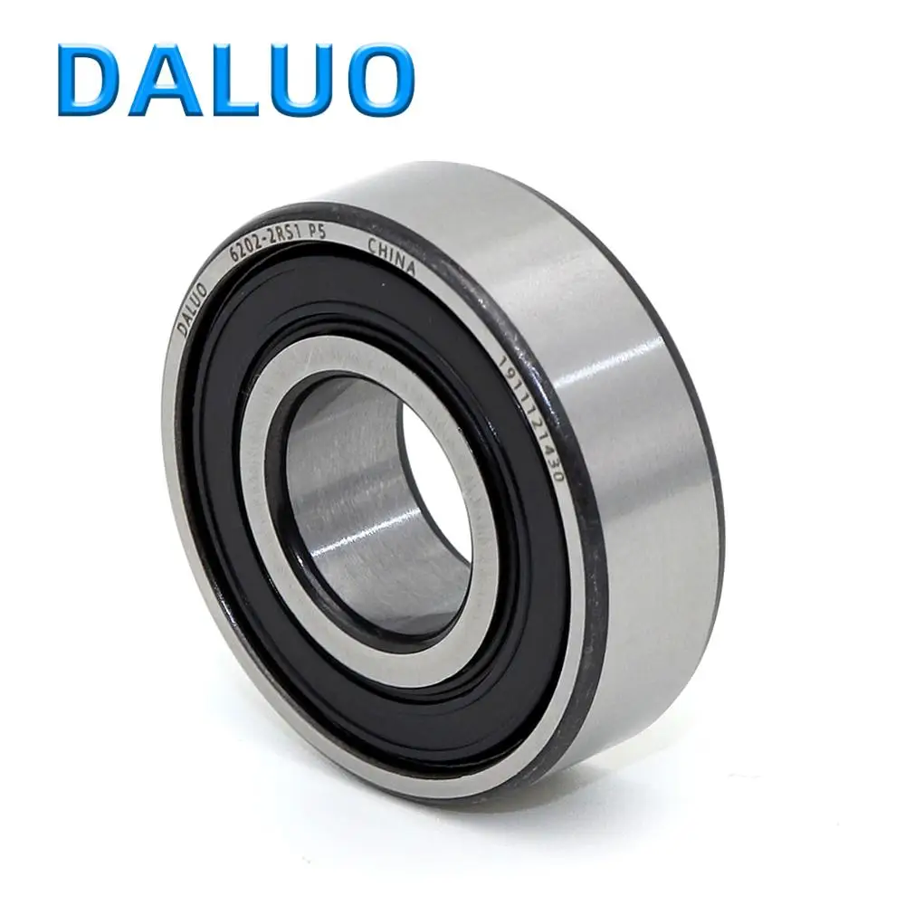 1 шт. 6202-2RS1 P5 15X35X11 DALUO подшипник 6202 6202RS 6202-2RS ABEC-5 однорядные радиальные