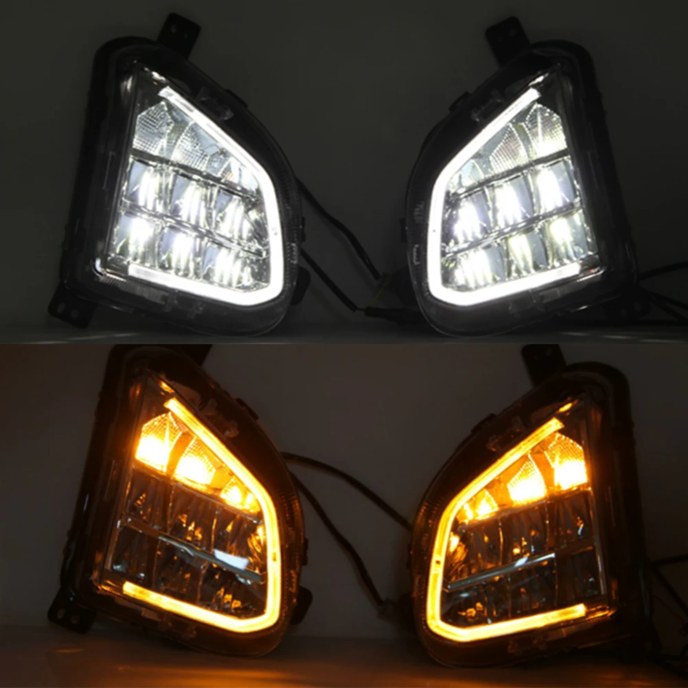 Car Flashing 2pcs LED Daytime Running Lights For Chevrolet Equinox 2018