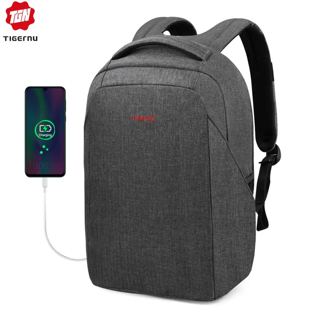 Online Mochila de ordenador portátil antirrobo para hombre, mochila USB para mujer, mochila para hombre, mochila escolar para adolescentes y jóvenes