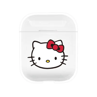 020 Прозрачные чехлы для наушников для Apple AirPods 2, зарядная коробка, милый мультяшный слон, Жесткий ПК, Кристальный чехол, сумка для Airpods, чехлы - Цвет: 020