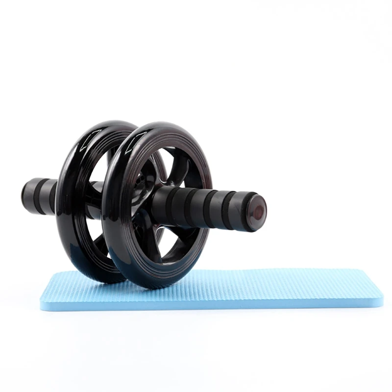 Two-Wheeled Abdominal Wheel Sports Abdomen Roller Abdominal Core Workout Wheel Fitness Gym Home Abdominal Muscle Trainer