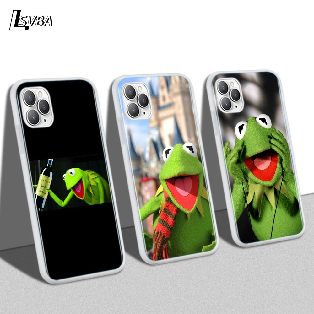 

Silicone Case For iPhone 11 Pro Max XS Max XR X 8 7 6S 6 Plus 5S Phone Case Soft Shell Kermit the frog