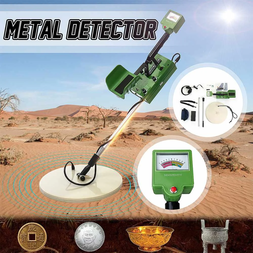 

Professional MD-91 Metal Detector Undregrounds Treasure Gold Silver Hunters High Sensitive +Earphone