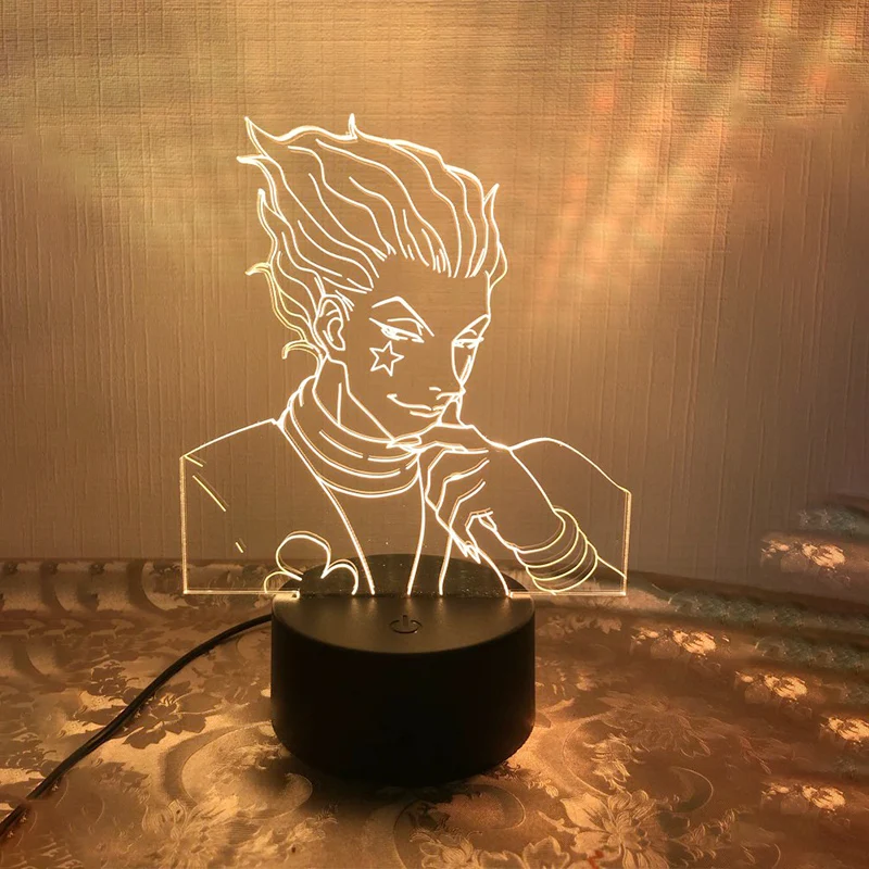 Гаджеты Hunter X hunter Hisoka 3d лампа декоративный светильник детский ночсветильник