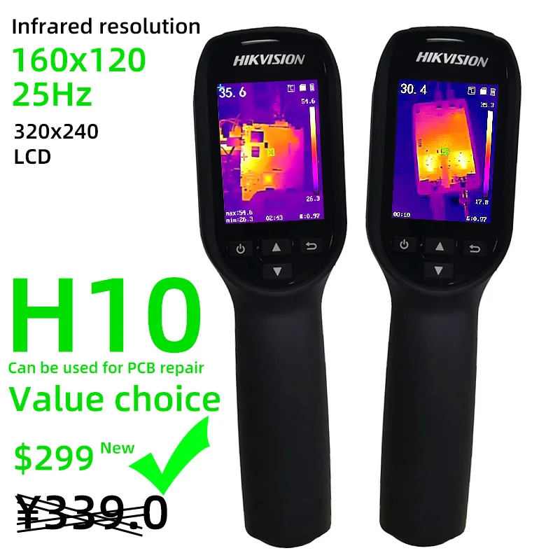 hikvision H10 160x120 25Hz IR Infrared Thermal Imager Camera thermal imaging camera High-Definition HD 320x240 handheld Test