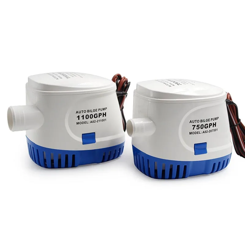 

DC 12V /24v Automatic Submesible Boat Bilge Water Pump 750GPH Auto with Float Switch