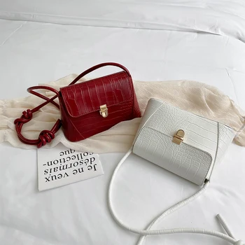 

Elegant Alligator PU Leather Shoulder Bags Women Crossbody Messenger Bags