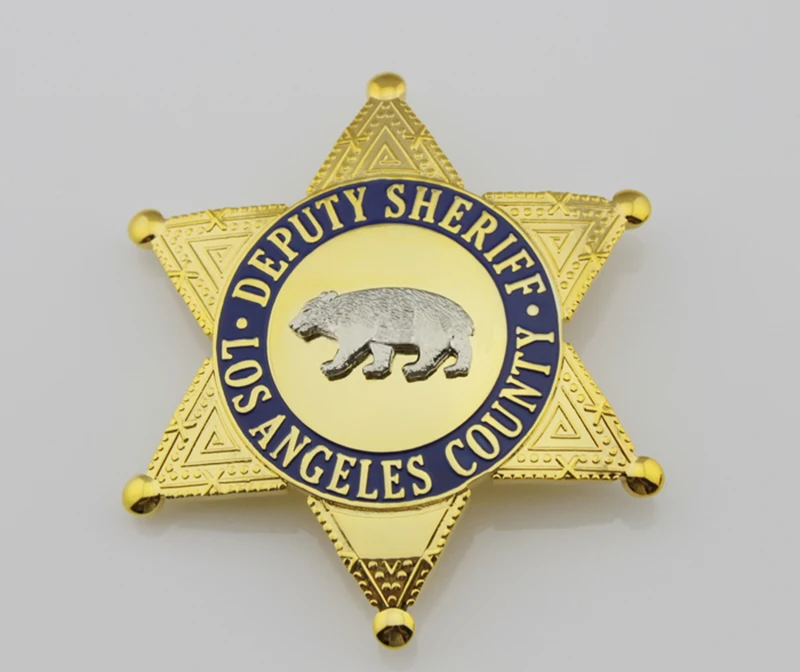 Classic LASD LA COUNTY SHERIFF/ DEPUTY SHERIFF, Replica Movie Prop Pin Badge