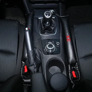 

2pcs PU Leather Car Seat Gap Fillers for jaguar xe Car Seat Spacer Filler Slot Plug Pads