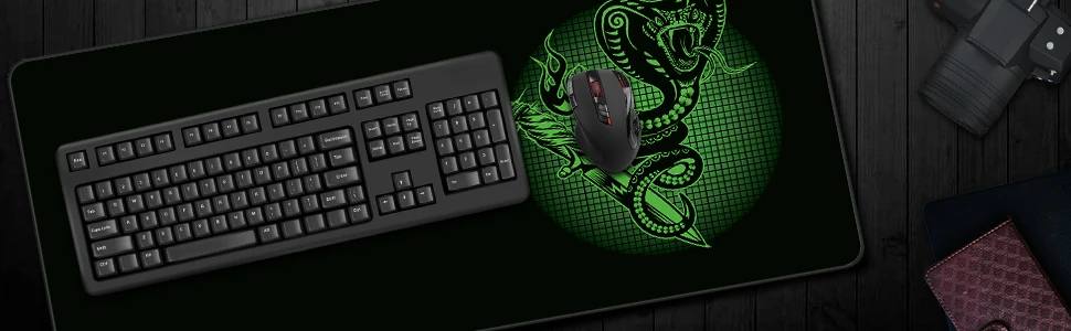JIALONG большой высокоскоростной игровой коврик для мыши игровой XXL большой коврик для мыши 900x400 мм с нескользящей резиновой черной змеей