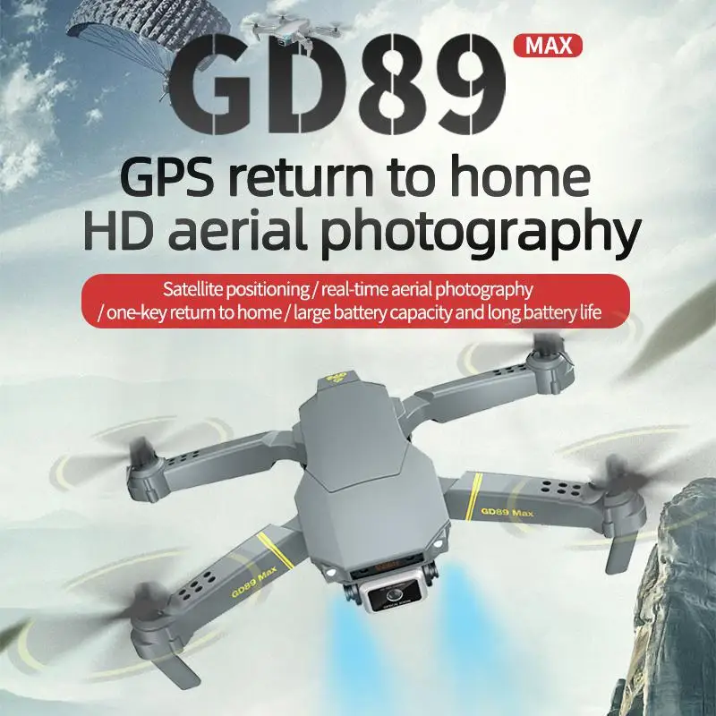 Квадрокоптер GD89 MAX с GPS и HD-камерой 6K, мини-Квадрокоптер с регулируемым гиростабилизатором, датчиком препятствий, Ру дроны | Игрушки и хобби | АлиЭкспресс