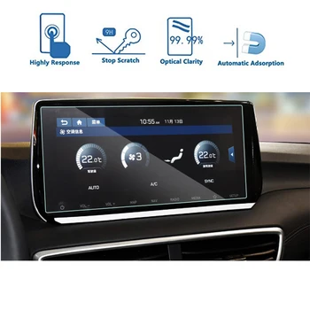 

For HYUNDAI Tucson 2015-2018 2019 Car Navigation Screen Protector Display Screen Tempered Glass Screen Protective Film