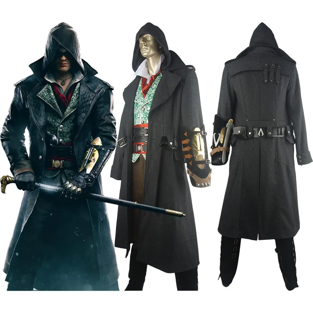 AC Syndicate Джейкоб Фрай толстовка с капюшоном роскошный костюм для Хэллоуина