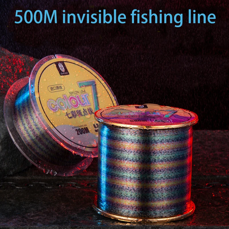 500m Invisible Fishing Line Speckle Carp Fishing 3d Spoted Sinking