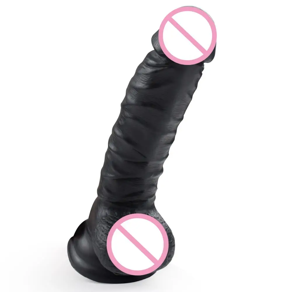 Sex Machine Accessories Balck Penis Attachment for ANNGEOK Metal Love Machine Realistic Texture for Women Masturbator AN-S1