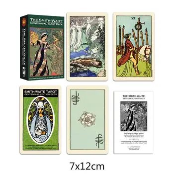 

78 Pcs/Pair Magic Tarot Single Centennial Edition Novice Divination Poker Cards A69A