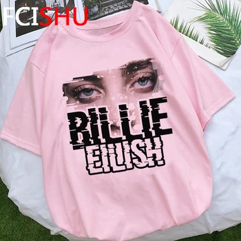 

Billie Eilish Hip Hop T Shirt Women Ladies Aesthetic Bad Guy T-shirt Plus Size No Time To Die Tshirt Streetwear Top Tees Female