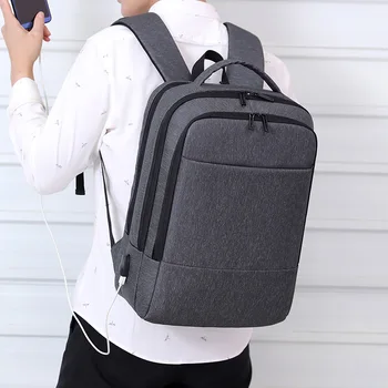 

Top quality fashion men waterproof nylon backpack outdoor luxury Large Capacity Laptop Bag Vintage School Bag 0821-07