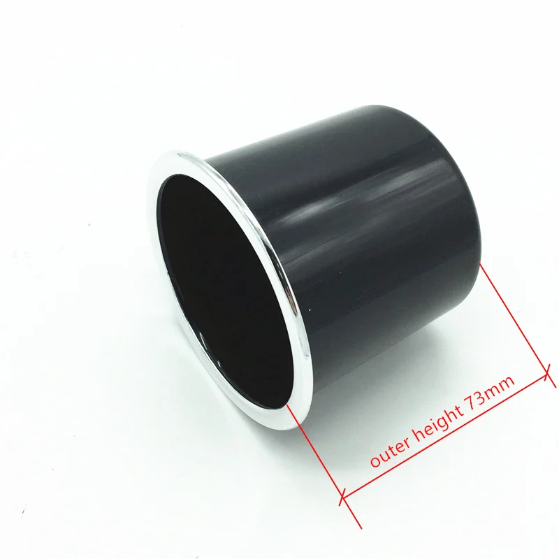 RV Supplies Cup Holder Car Cup Holder Auto Supplies Drink Ashtray Slot Yacht 73mm Diameter With Silver Color Edge