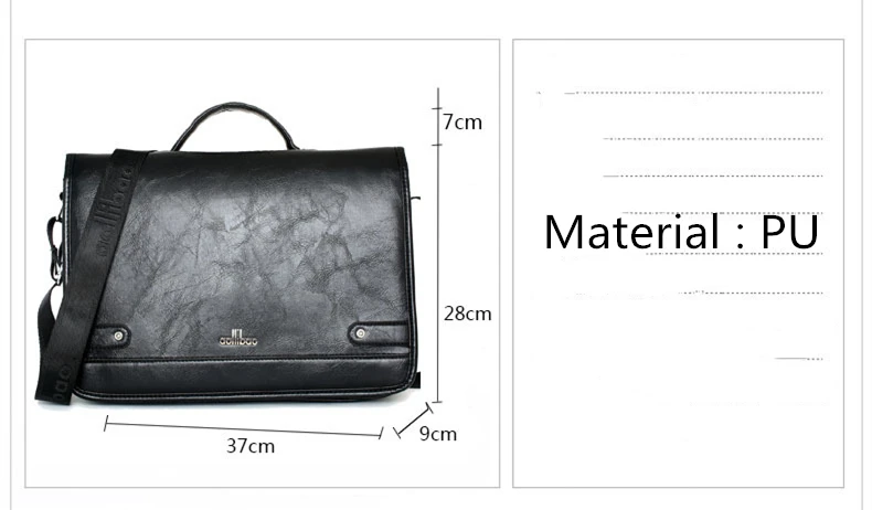 Laptop Briefcases Bag Mens Messenger Bag Leather Shoulder Crazy Horse Pu Brown Black Office Bags For Men Work Bags And Handbags