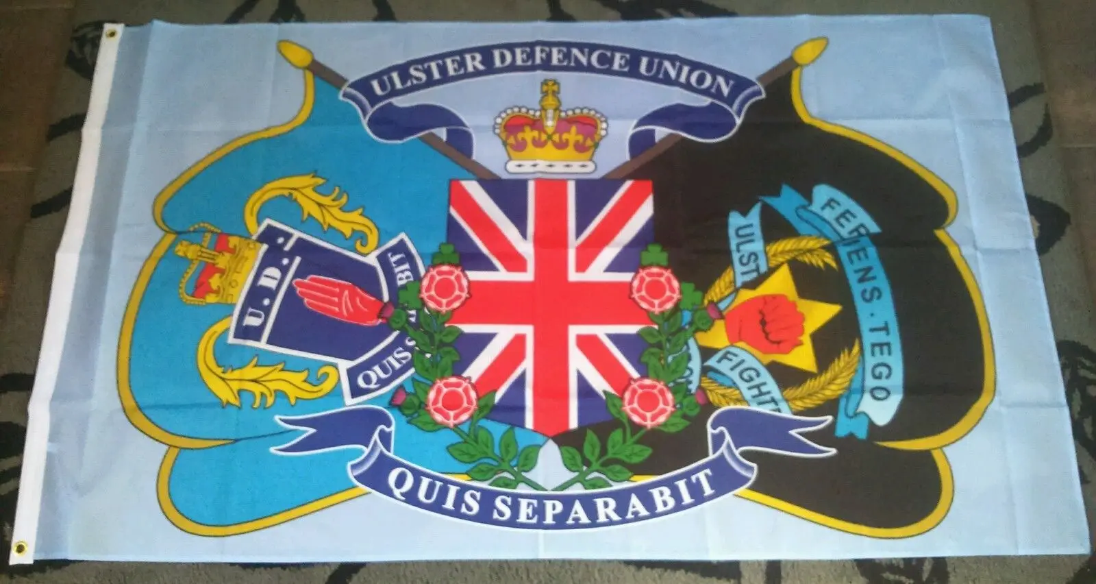 3ft x 5ft3 x5ft U.D.U./ULSTER DEFENCE UNION флаг печати баннер, флаг из полиэстера Размер 150*90 см