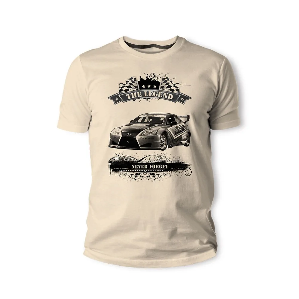 Luxury Japanese Classic Legend Car Lx570 Lf-A Auto Men 2018 Brand Clothing Tees Casual Male Best Selling T Shirt |