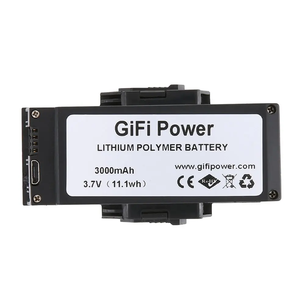 

Large Capacity Battery 3.7V 3000mAh Replacement Lipo Battery Lightweight Drone Battery For SG900,F196,X196 Drone Accessories