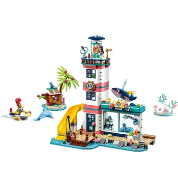 

Girl Friends Lighthouse Rescue Center Building Block Compatible Legoinglys Friends 41380 Brick Toys for Girls Toys for Children