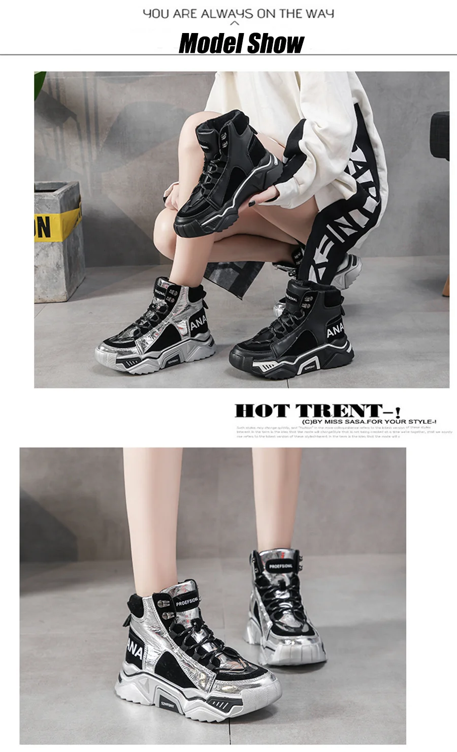 TKN Woman Winter Platform Shoes Female Plus Warm Ankle Boots Women Designer Chunky Casual Sneakers Lace-up Winter Boots 2010